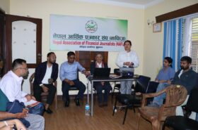 नाफिजद्वारा आर्थिक पत्रकारहरूका लागि बजेट रिपोर्टिङ र सम्पत्ति शुद्धीकरण सम्बन्धी तालिम सम्पन्न