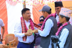 सिद्धार्थ बैंकले भूकम्प क्षतिग्रस्त  विद्यालय पुनर्निर्माण