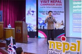 टिकटक र नेपाल पर्यटन बोर्डबीच सहकार्य कन्टेन्ट क्रिएशन सम्बन्धी कार्यशाला सञ्चालन गर्न 