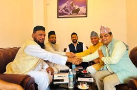 सद्भाव जोगाउन धार्मिक अगुवासँग रवि लामिछानेको छलफल