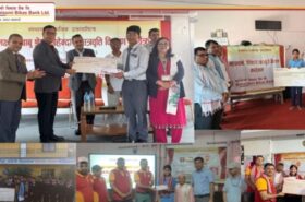 महालक्ष्मी विकास बैंकद्वारा ‘महालक्ष्मी जेहेन्दार पाँच जना विद्यार्थीलाई छात्रवृत्ति’ प्रधान