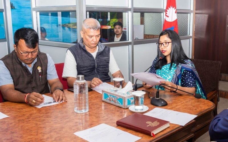 रसुवा भोटेकोशी बाढीजन्य विपदमा महानगरपालिकाको सहयोगका विषयमा छलफल गर्न कार्यपालिका बैठक  