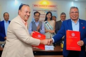 चेम्बर र एनआरएनएबीच लगानी, व्यापार तथा आर्थिक सहकार्य विस्तारमा समझदारी