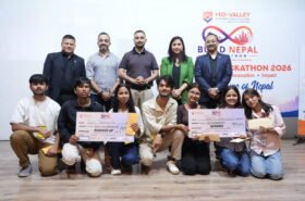 मिड–भ्यालीको ‘बिल्ड नेपाल ह्याकाथन’मा बाँदर आतंक समाधान गर्ने ‘इनोभिजन’ विजेता