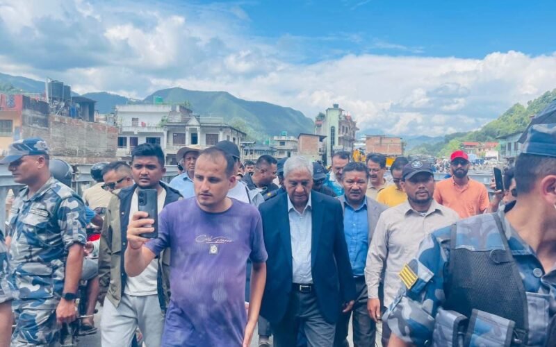 देविघाटमा बेलिब्रिज निर्माण गरेकोमा देउवाद्वारा नेपाली सेनालाई धन्यवाद
