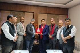 बागमती प्रदेशका मुख्यमन्त्री थापा र महासंघका अध्यक्ष श्रेष्ठबीच भेटवार्ता
