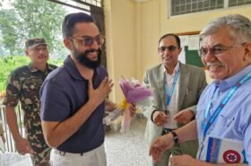 शिक्षामन्त्री पोखरेलद्वारा पूर्वाञ्चल विश्वविद्यालयको अवलोकन, पदाधिकारीसँग अन्तरक्रिया
