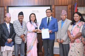 एमएसएमईको विकासका लागि नीतिगत सुधार माग्दै घरेलु तथा साना उद्योग महासंघले भेट्यो कार्यवाहक प्रधानमन्त्री वाग्ले